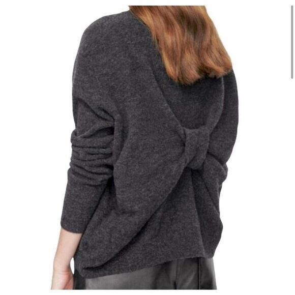 Cos 100% wool bow back sweater - Picture 1 of 8